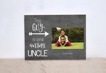 Load image into Gallery viewer, Personalized Uncle Picture Frame, Valentines Gift For Uncle  {Awesome Uncle}  Photo Frame, Favorite Uncle Gift, Uncle Frame, Birthday Gift
