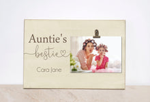 Load image into Gallery viewer, Auntie&#39;s Bestie, Personalized Auntie Photo Frame, Valentines Day Gift For Auntie, Custom Picture Frame Aunt Gift, Auntie Gift, Gift For Aunt
