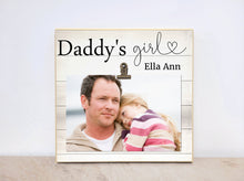 Load image into Gallery viewer, DADDY&#39;S GIRLS Picture Frame, Valentines Gift Idea, Personalized Gift, Custom Photo Frame, Gift For Dad&#39;s Birthday, Gift For Men, 8x8 Frame
