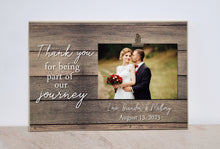 Load image into Gallery viewer, Class Gift for Teacher Appreciation, ... Part Of Our Journey} Custom Picture Frame, Gift For Mentor, End of Year Teacher Thank You Gift
