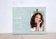 Load image into Gallery viewer, Parents of the Bride Gift, Parents of the Groom Gift :  All That We Are And All That We Hope to be ... Our Loving Parents, Wedding Day Gift

