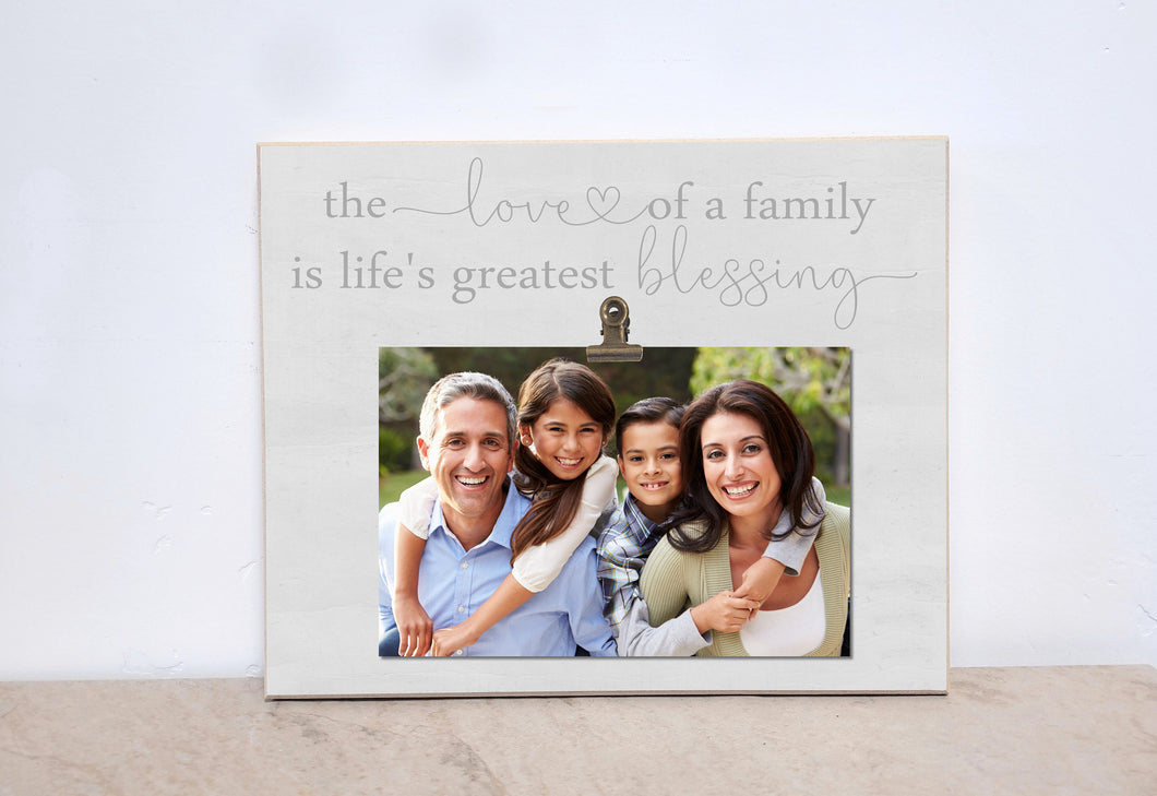 Family Picture Frame, Family Gift Frame, Personalized Photo Frame, Custom Picture Frame For Family, Family Photo Gift, Christmas Gift