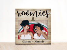 Load image into Gallery viewer, Roomies Personalized Photo Frame, Custom Picture Frame, Personalized Gift For Roommates, Roomies Gift, Best Friend Gift, Christmas Gift
