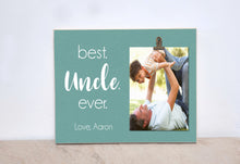 Load image into Gallery viewer, Best Uncle Ever Personalized Gift For Uncle, Custom Photo Frame, Uncle Picture Frame, Uncle Gift, Wooden Frame, Valentines Gift For Uncle
