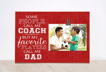 Load image into Gallery viewer, Valentines Day Gift For Coach  {Favorite Players} Sports Photo Frame, Wood Frame, Personalized Gift For Dad, Father&#39;s Day Gift, Coach Gift
