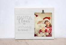Load image into Gallery viewer, Santa Claus Picture Frame, Custom Photo Frame, Christmas Home Decor, Kids Christmas Decor, Personalized Picture Frame 8x12
