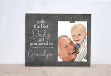 Load image into Gallery viewer, Father&#39;s Day Gift Idea, Gift For Dad, Gift For Grandpa {Best Dads Get Promoted to Grandpa} Pregnancy Reveal to Grandparent, New Grandpa Gift
