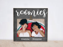 Load image into Gallery viewer, Roomies Personalized Photo Frame, Custom Picture Frame, Roomies Gift, Valentines Day Gift, Instant Photo Display, College Dorm Decor
