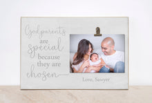 Load image into Gallery viewer, Godparent Gift, Gift For Godfather, Godfathers Are Special, Personalized Photo Frame, Godfather Proposal, Picture Frame, Baptism Gift
