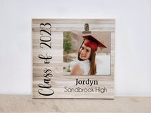 Load image into Gallery viewer, Class of 2023 Graduation Frame, Personalized Photo Frame Gift For Graduate, Graduation Picture Frame, Graduation Gift For Her, Gift For Him
