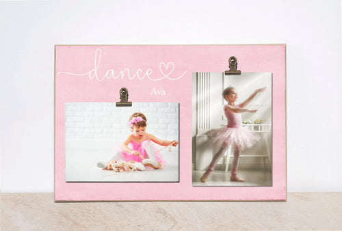Dance Memory Photo Frame, Ballerina Gift, Dance Picture Frame, Gift for Dancer, Little Girl's Bedroom Decor, Ballerina Decoration