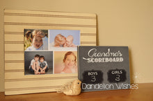 Load image into Gallery viewer, Personalized Gift For Grandma, Valentines Day Gift, Gift For Her, Custom Chalkboard, Scoreboard For Grandchildren And Great Grandchildren
