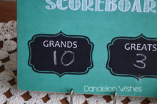 Load image into Gallery viewer, Personalized Gift For Grandma, Valentines Day Gift, Gift For Her, Custom Chalkboard, Scoreboard For Grandchildren And Great Grandchildren

